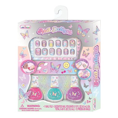 HOT FOCUS Set za nokte Leptirići