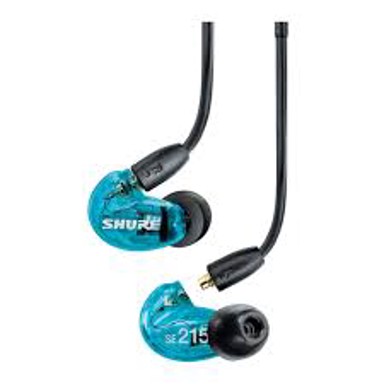 SHURE Žične slušalice AONIC 215, 3.5mm, plave