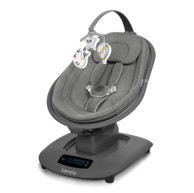 LIONELO Električna njihalica za bebe Blossom, siva