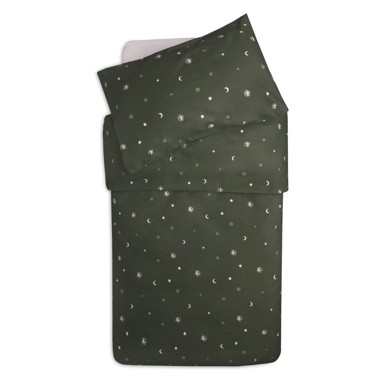 JOLLEIN Posteljina, 2-dijelna, 100 x 140 cm, Stargaze Leaf Green
