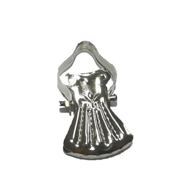 Karniša štipaljke metalne za kolutove CHROM