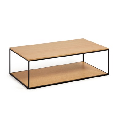 KAVE HOME Stolić za kavu Yoana 60x110 cm s pločom u dekoru hrasta prirodni