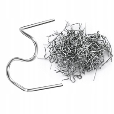 Plastične spajalice u obliku slova S, 0.8 mm, 100 kom