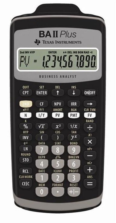TEXAS INSTRUMENTS Tehnički kalkulator BA II Plus