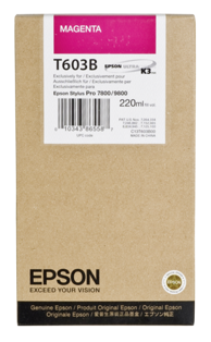 EPSON Tinta za printer magenta T 603 220 ml T 603B