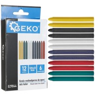 GEKO Vodootporna mješavina kreda za gume u boji 12x120 mm - set od 12