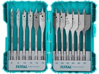 TOTAL Set plosnatih svrdla za drvo TACSDL1201 (12 kom) 152 mm, srebrna