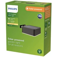 PHILIPS Vynce zidna solarna svjetiljka sr wa sq 1.5w 27k bl 06
