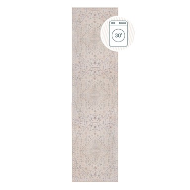 FLAIR RUGS Krem periva staza 60x230 cm Teo Traditional