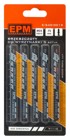 Listovi za ubodnu pilu T111C E-540-0012, za drvo, 74 mm, 8 TPI, 5 kom.