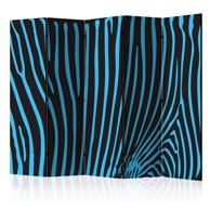 Sobna pregrada u 5 dijelova Zebra pattern (turquoise) II 225x172