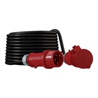 Produžni kabel za napajanje 10 m 16 A 5P 5X2.5 građevinski gumeni kabel IP44