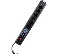 REV Produžni kabel 6-kratni 3m Supraguard, antracitna