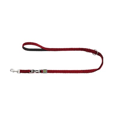 HUNTER Vodilica za pse podesiva Hilo 15 mm/200 cm crvena