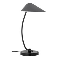 BLOOMINGVILLE Crna stolna lampa s metalnim sjenilom (visina 50 cm) Nisella 