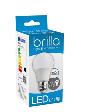 BRILLA LED žarulja A60, 8,5 W, 806 lm, 6500 K