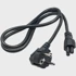 AKYGA Strujni kabel za prijenosno računalo IEC C5 na CEE 7/7, 1 m, crna  