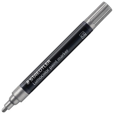 STAEDTLER Marker 349-81 akrilni lumocolor 2,4mm, srebrna