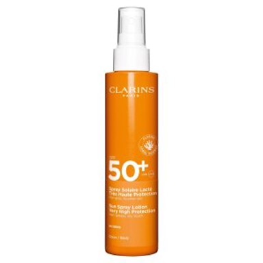 CLARINS Sprej za sunčanje SPF 50+ Milky Sun Care Spray Very High Protection SPF 50+