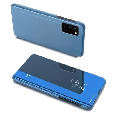 Preklopna maskica za Samsung A03S, sa zaštitnim staklom, plava