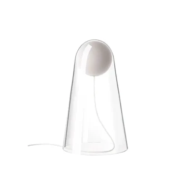 FOSCARINI Stolna lampa Satellight ON/OFF, bijelo-transparentna