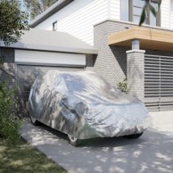 Automobilska navlaka za SUV s trakama s kopčom srebrna M