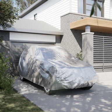 Automobilska navlaka za SUV s trakama s kopčom srebrna M