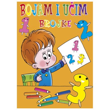 GRAFOTISAK Bojanka A4, 16 listova, bojom i učim brojeve