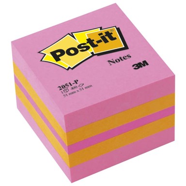 POST-IT 3M Samoljepljiva kocka 51x51 mm 400 listova 2051P