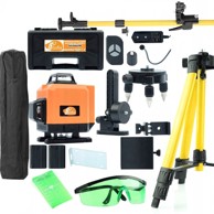 ROSFIX Set laserska libela Orange Tiger ROT16L, 16 linija, samonivelirajuća, IP54, domet 25 m