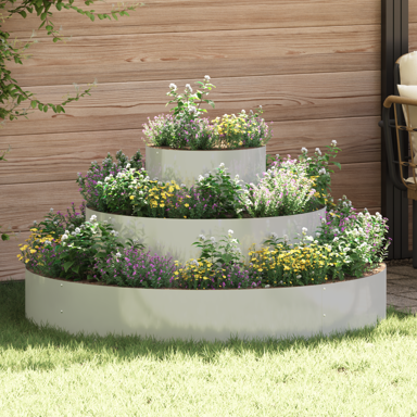 Metalna sadilica, Ø 120 cm, galvanizirani čelik, izdržljiva