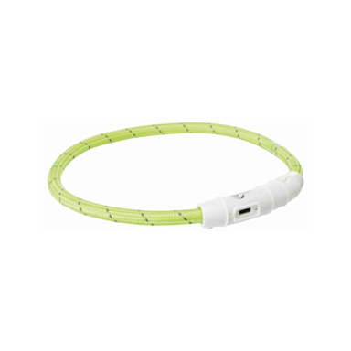 TRIXIE Ogrlica za pse USB, silikon, L-XL, zelena