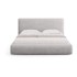 COSMOPOLITAN DESIGN Tapecirani bračni krevet Colonel 180x200 cm s prostorom za pohranu s podnicom, svijetlo sivi