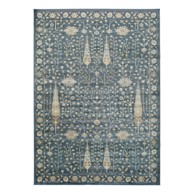 UNIVERSAL Plavi tepih od viskoze Vintage Flowers, 120 x 170 cm