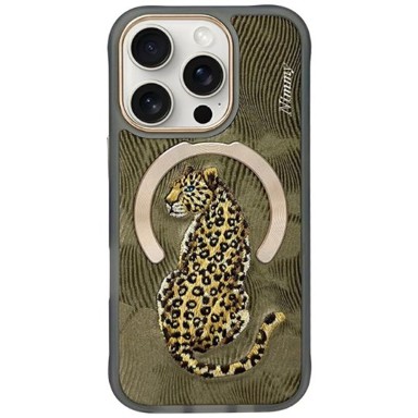 NIMMY Maskica za iPhone 16 Pro Max, Magnetic Fantasy Animal, MagSafe, zlatna 