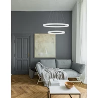 NOVA LUCE Visilica Empatia LED 60 W, 3000 K, 1755 lm, dimm, IP20 NL9172865, bijela