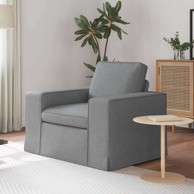 Sofa metalna 102 x 80 x 82 cm, svijetlo siva