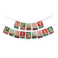 MERI MERI Božićna girlanda s božićnim motivom Merry Christmas