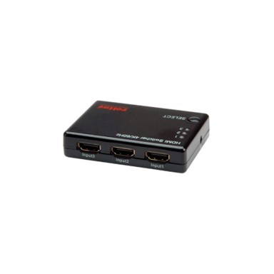 ROLINE Trosmjerni razdjelnik HDMI, 4K, daljinski upravljač