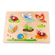 Dječje puzzle s ručkama, crvi