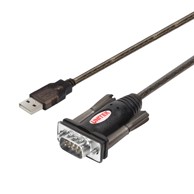 UNITEK Kabel serijski USB na DB-9 1.5 m crni