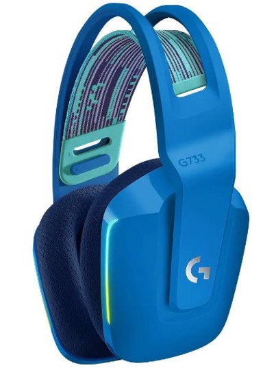 LOGITECH Bežične gaming slušalice G733 Lightspeed, RGB, plave