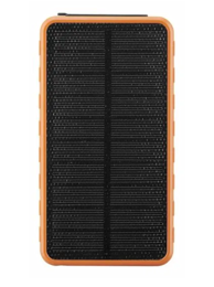 CELLULARLINE Prijenosna solarna baterija 20,000 mAh IP65 LED svjetiljka PBSOLAR20000O, crna