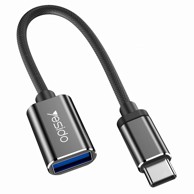 YESIDO USB-C na Lightning adapter GS03, crna