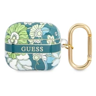 GUESS Futrola GUA3HHFLN Flower Strap Collection, za AirPods 3, zelena