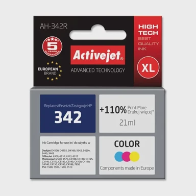 ACTIVEJET Tinta AH-342R, zamjena za HP 342 C9361EE, premium, 21 ml, boja