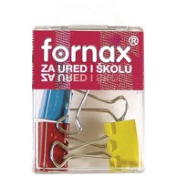 FORNAX Kvačice za papir BC-31, 25 mm, pk4, sortirano