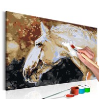 Slika za samostalno slikanje White Horse 60x40