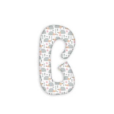 SUPERMAMI Jastuk za dojenje tip C, motiv ježića