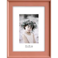 STYLER Narančasti zidni okvir Malaga, 22 x 28 cm